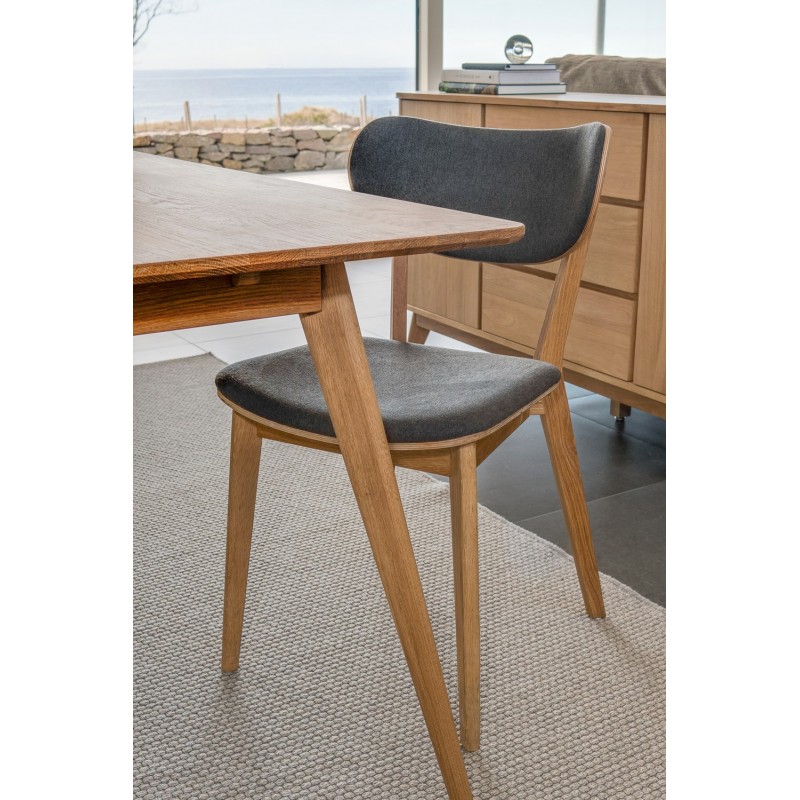 RO Kato Chair Oak/Dark Grey